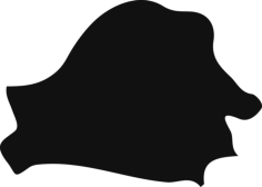 Belarus Country Stencil Svg Design File, Free Vectors File